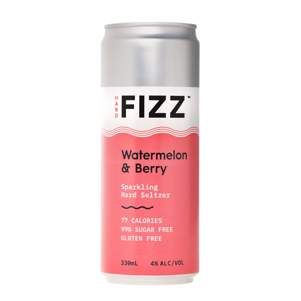 Hard Fizz Watermelon & Berry Seltzer Can 330ml